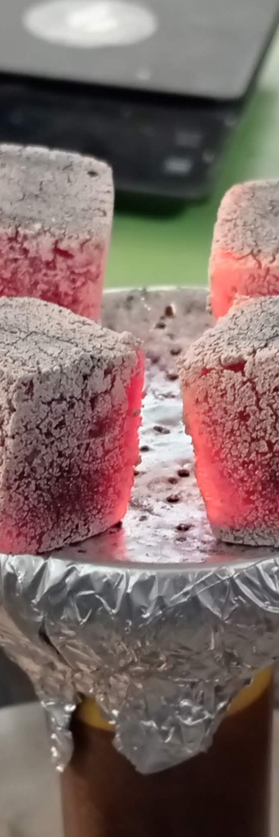 Premium Coconut Charcoal Cube 22 mm (Grade ABB) - Main Product View